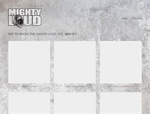 Tablet Screenshot of mightyloud.com